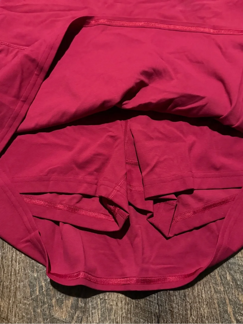 lululemon athletica Raspberry Red Skater Skirt